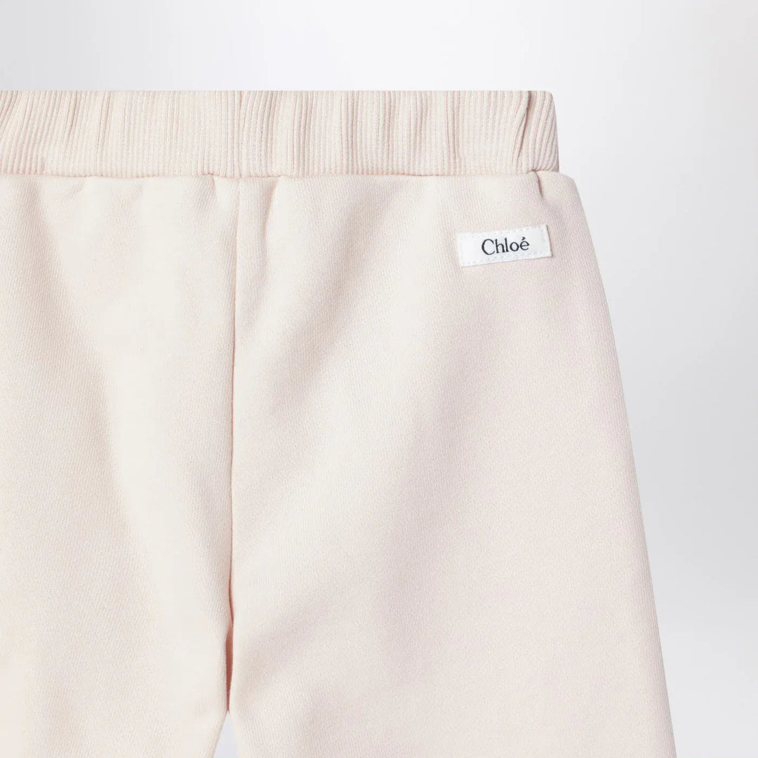 Chloé - Petal pink cotton trousers Brand Pants