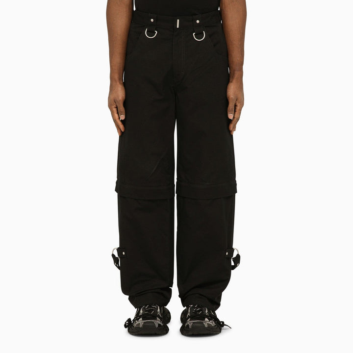 Pants 50 IT Givenchy - Black trousers with removable bottoms Brand