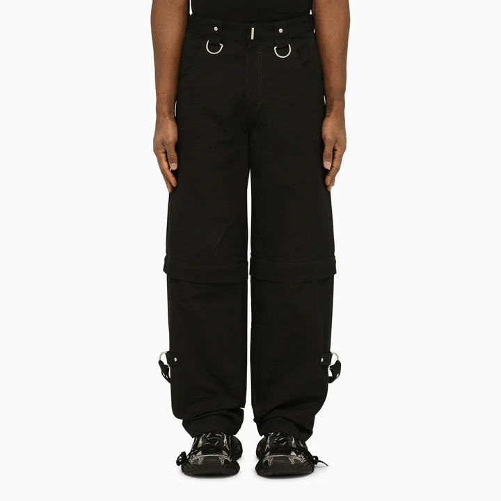 Givenchy - Black trousers with removable bottoms Brand Pants 50 IT