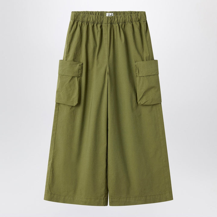 Pants 4A Il Gufo - Green fir palazzo pants Brand