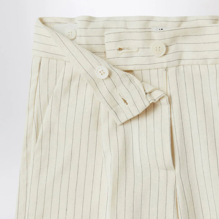 Il Gufo - Pinstriped cotton pants Brand Pants