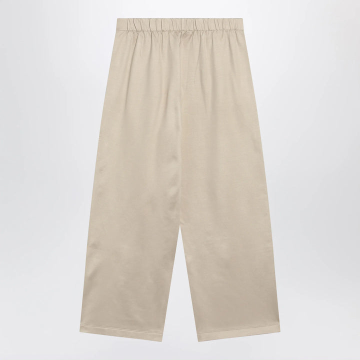 Max Mara - Beige silk blend trousers Brand Pants