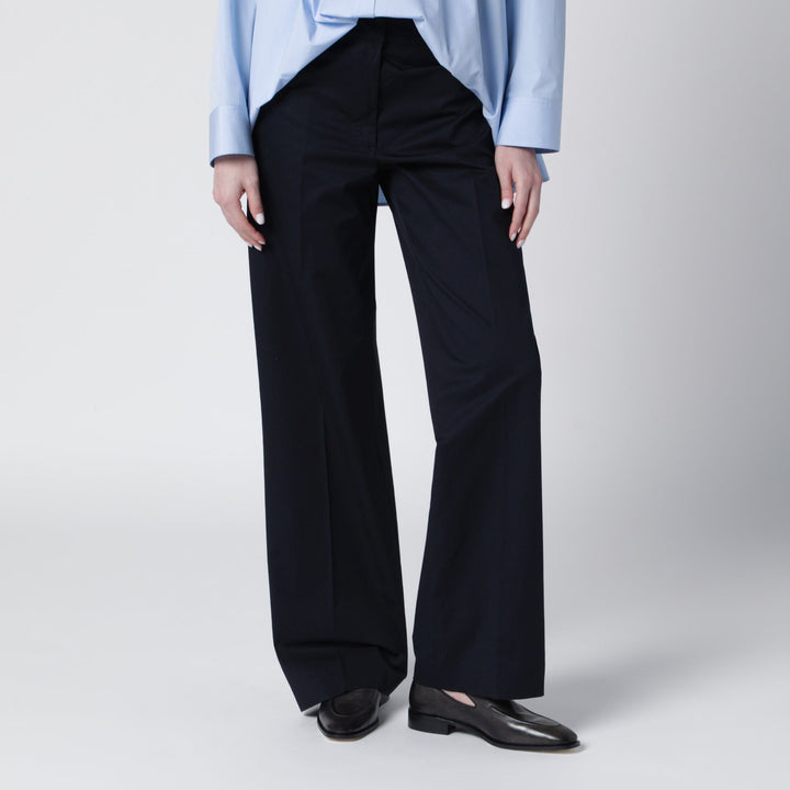 Pants PT Torino - Francoise blue cotton blend trousers Brand