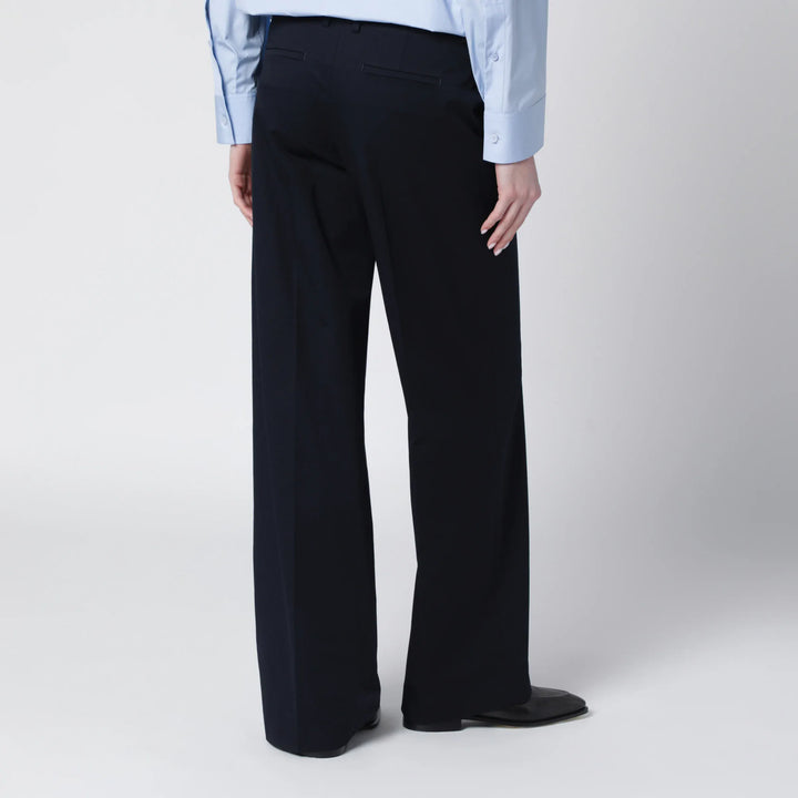 PT Torino - Francoise blue cotton blend trousers Brand Pants