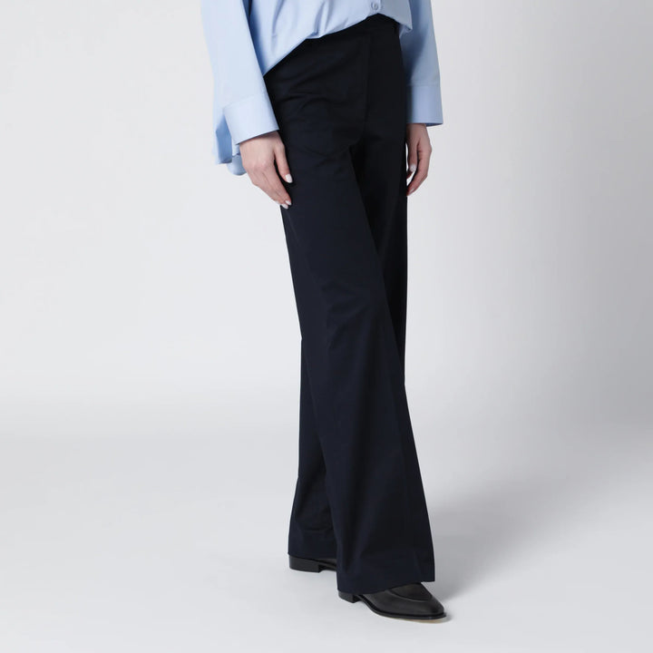 PT Torino - Francoise blue cotton blend trousers Brand Pants