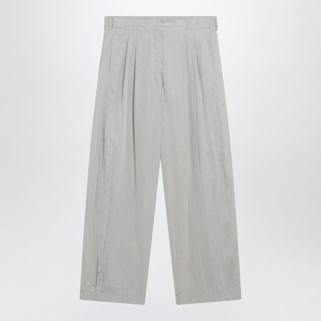 Pants The Row - Iven trousers in smoke grey silk blend Brand
