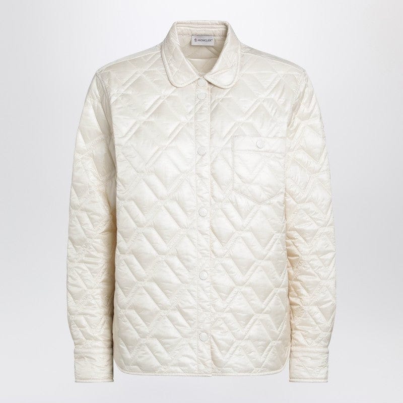 Shirts & Tops Moncler - Beige quilted shirt - 44 IT Brand