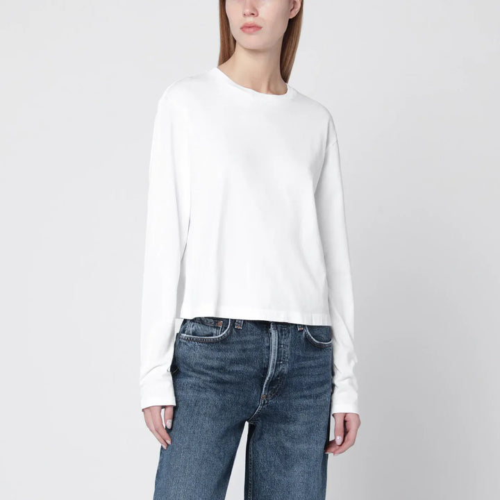 AGOLDE - White organic cotton top Brand Shirts &amp; Tops M
