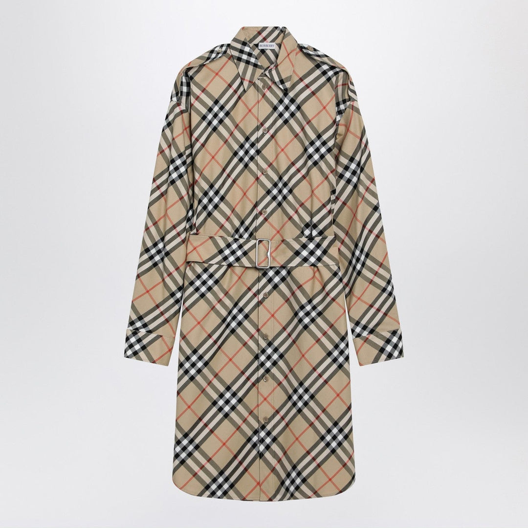 Shirts &amp; Tops Burberry - Beige Check shirt dress Brand