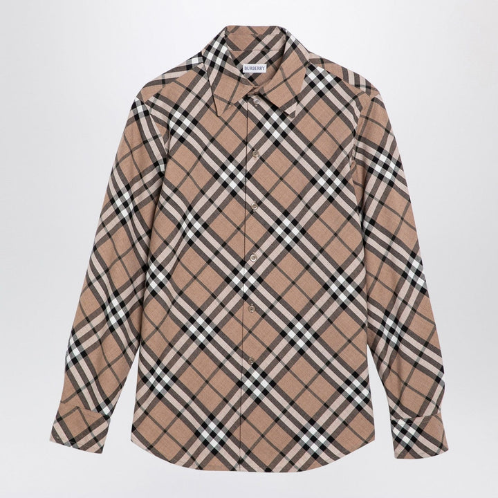 Shirts &amp; Tops Burberry - Check pattern wool blend shirt Brand