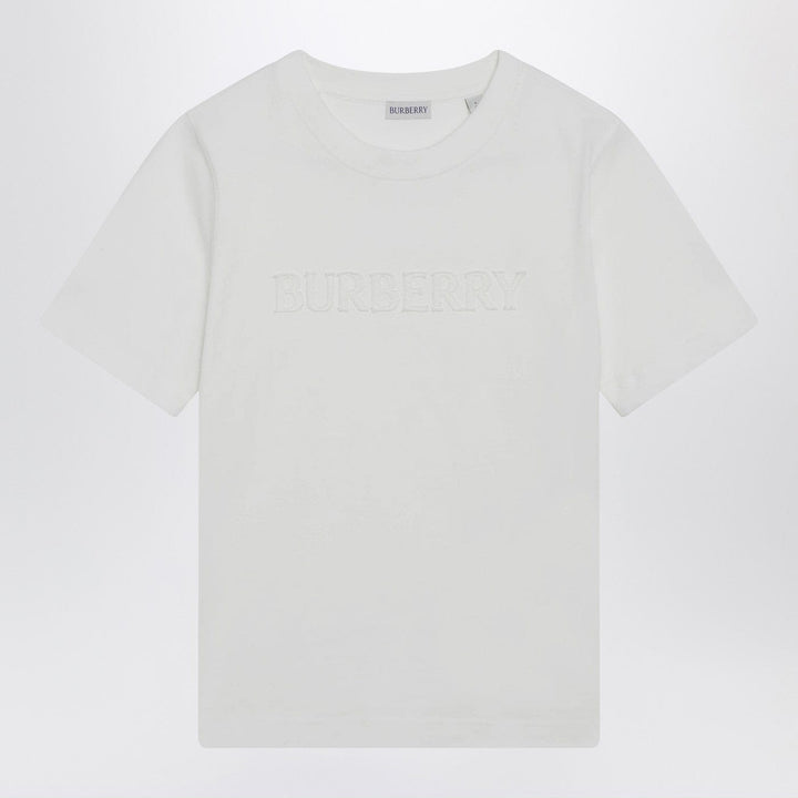 Shirts &amp; Tops Burberry - White T-shirt with embroidered logo Brand