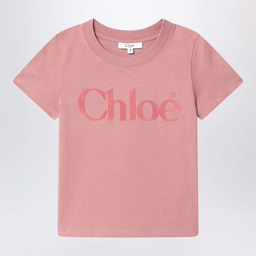 Shirts &amp; Tops 10 Chloé - Pink cotton T-shirt with logo Brand