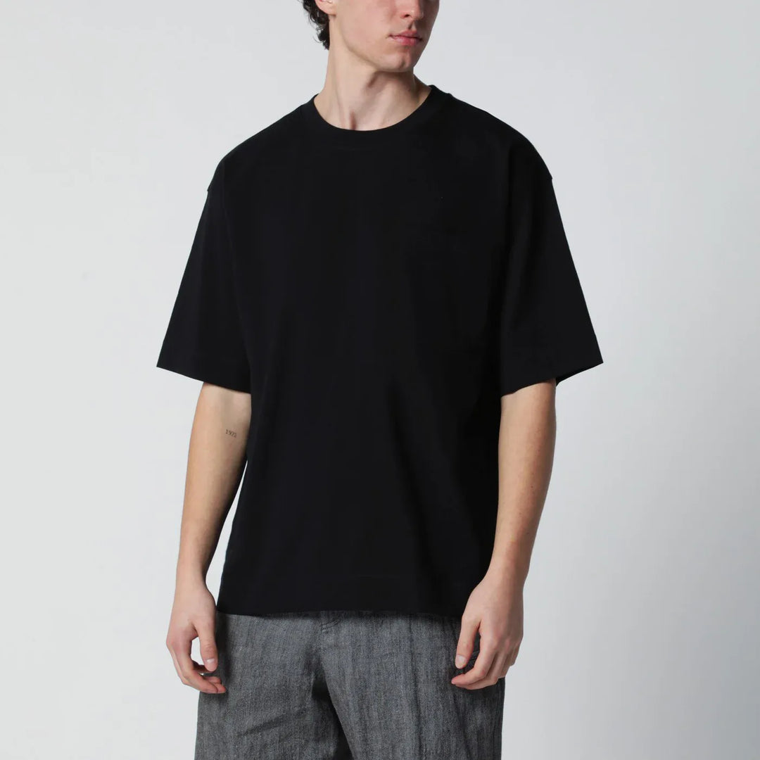 Dries Van Noten - Black cotton T-shirt Brand Shirts &amp; Tops S