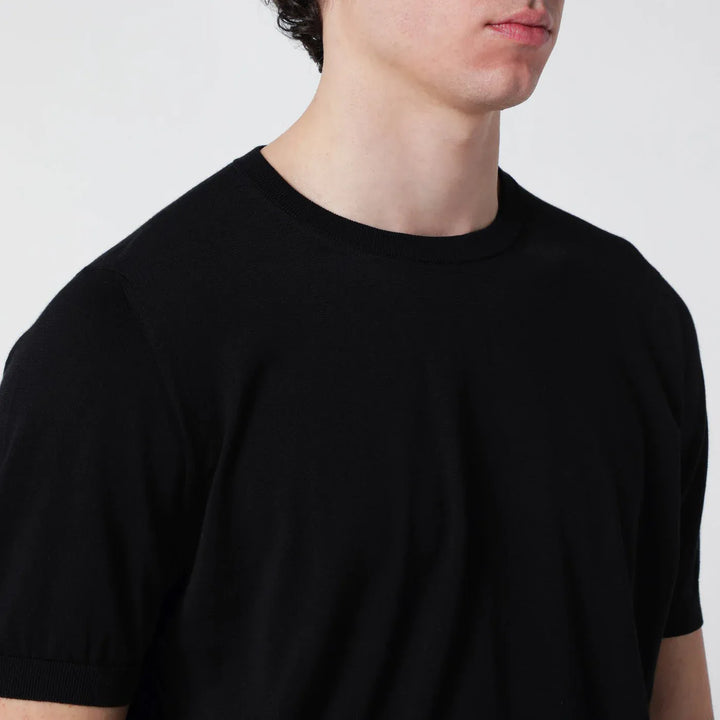 Drumohr - Black cotton crewneck sweater Brand Shirts &amp; Tops