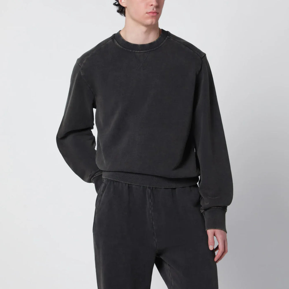 Entire Studios - Washed black cotton crewneck sweatshirt Brand Shirts & Tops S