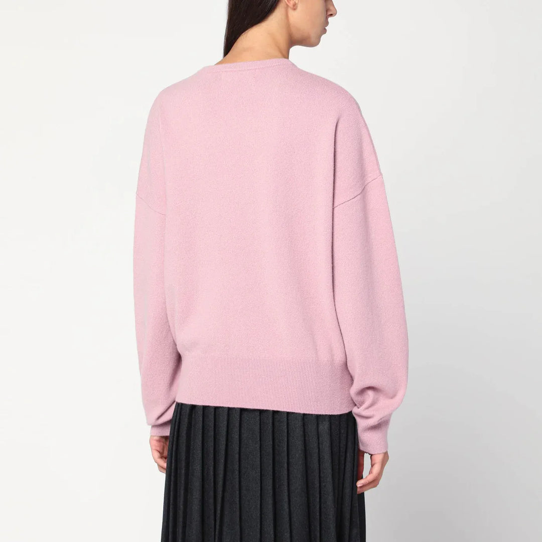 extreme cashmere - Pink cashmere crew neck sweater Brand Shirts &amp; Tops TU