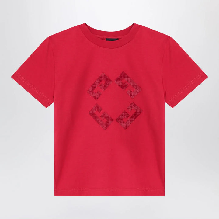 Givenchy - Bordeaux T-shirt with embroidered logo Brand Shirts &amp; Tops 4