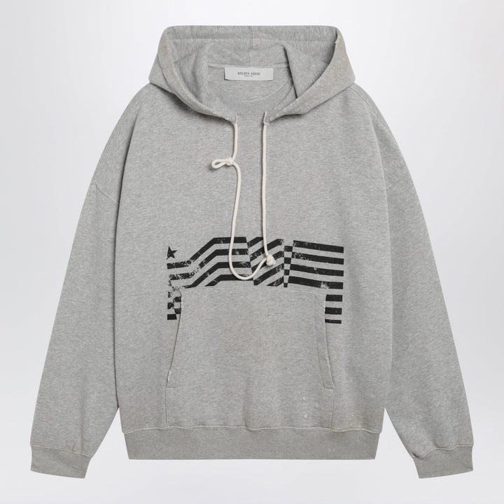 Shirts &amp; Tops Golden Goose - Journey sweatshirt with vintage-effect print in grey Brand