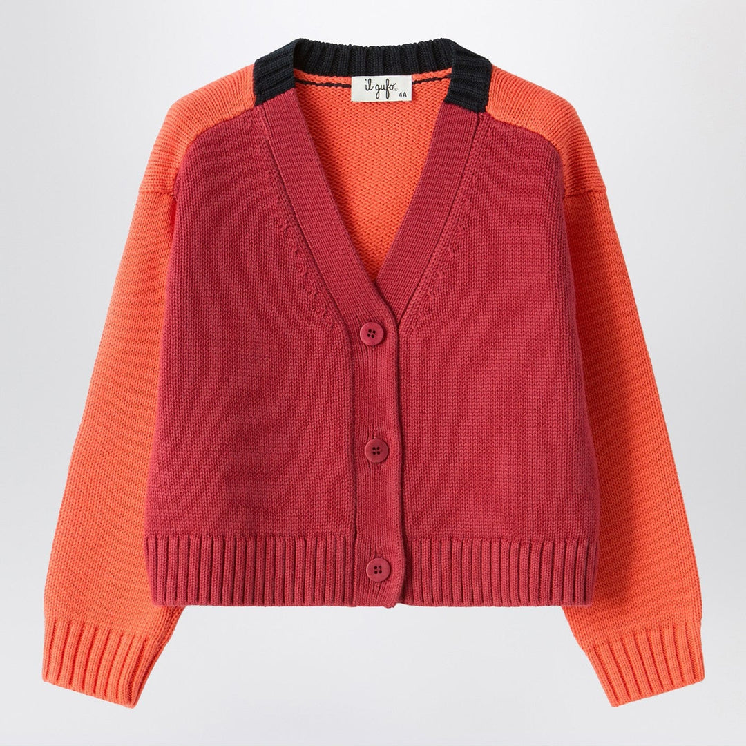 Shirts &amp; Tops 10 Il Gufo - Color-block organic cotton cardigan Brand