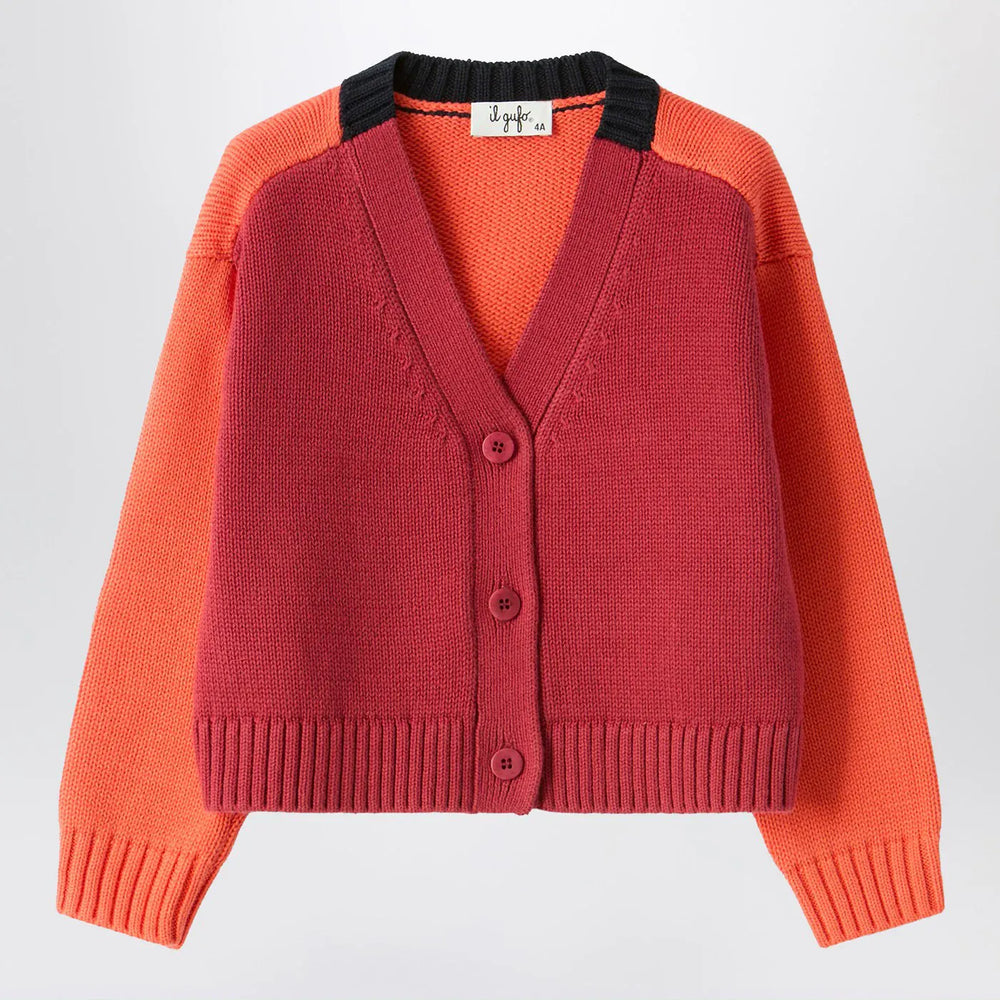 Il Gufo - Color-block organic cotton cardigan Brand Shirts & Tops 10