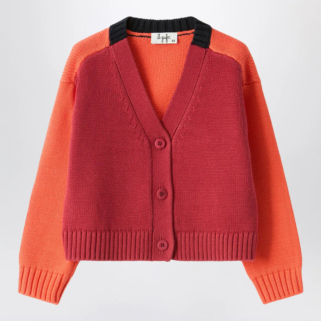 Il Gufo - Color-block organic cotton cardigan Brand Shirts &amp; Tops 10