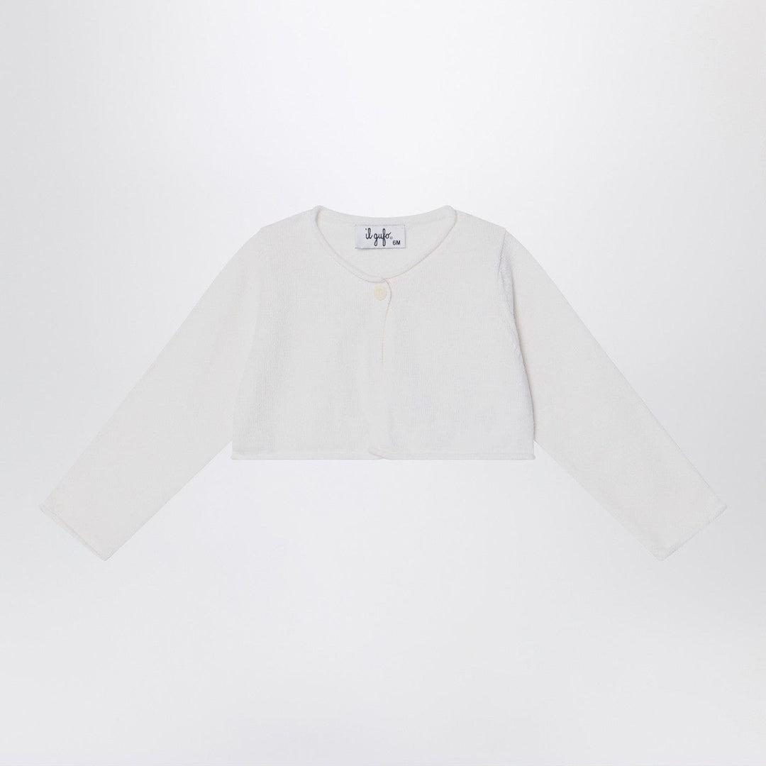 Shirts &amp; Tops Il Gufo - Short wrap cardigan white milk Brand