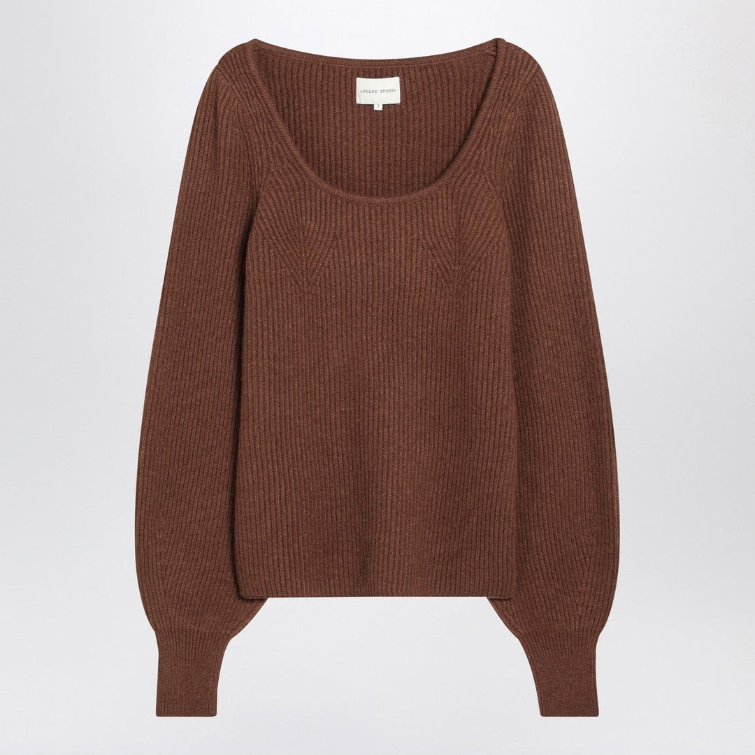 Shirts &amp; Tops XS LouLou De Saison - Brown ribbed cashmere jumper Brand