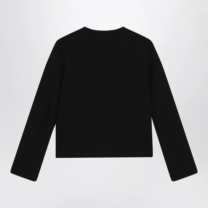 Max Mara - Black viscose-blend cardigan Brand Shirts &amp; Tops