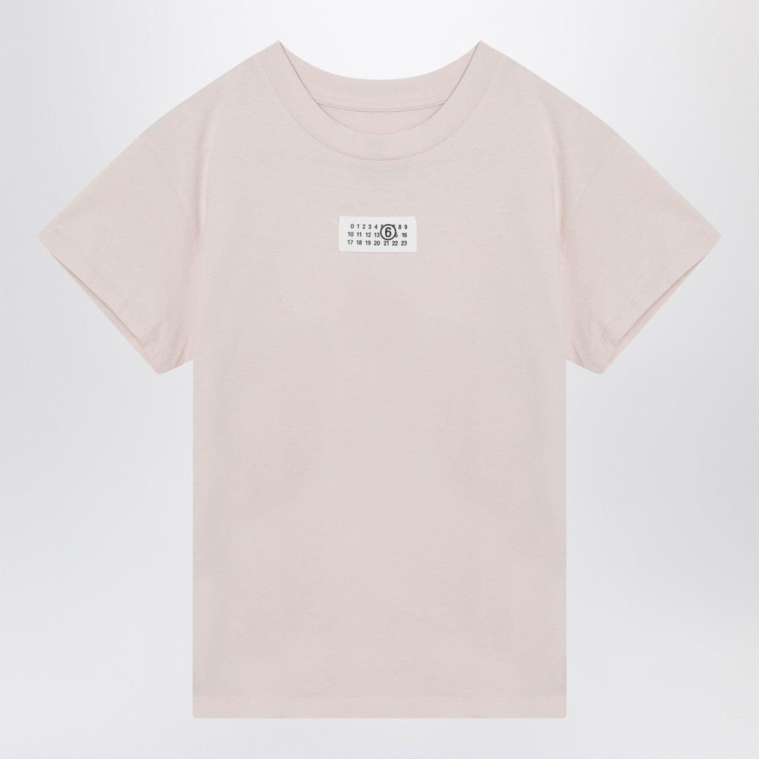 Shirts &amp; Tops MM6 Maison Margiela - Pink Numeric cotton T-shirt Brand