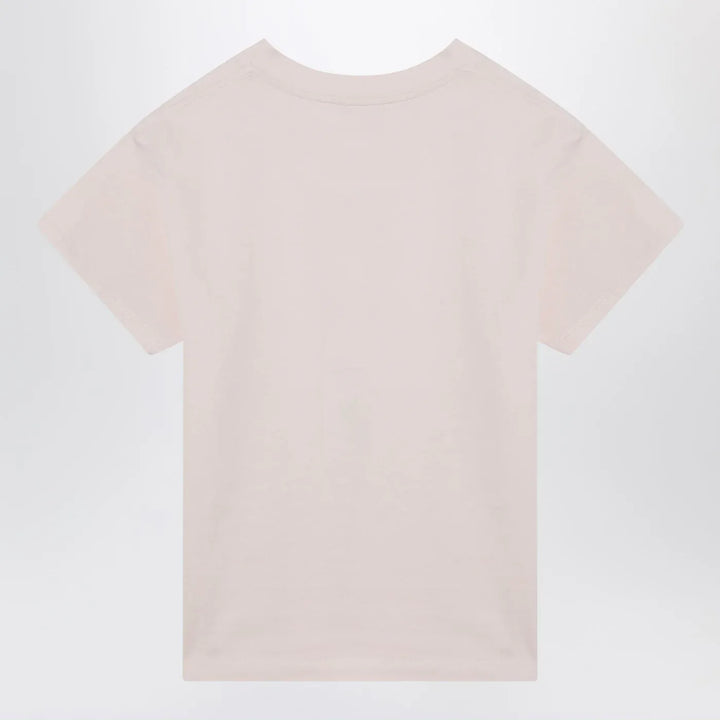 MM6 Maison Margiela - Pink Numeric cotton T-shirt Brand Shirts &amp; Tops