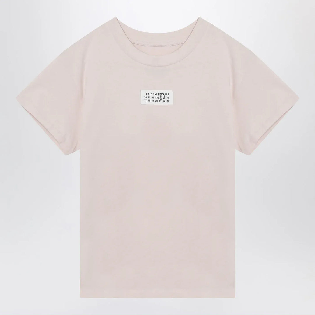 MM6 Maison Margiela - Pink Numeric cotton T-shirt Brand Shirts &amp; Tops M