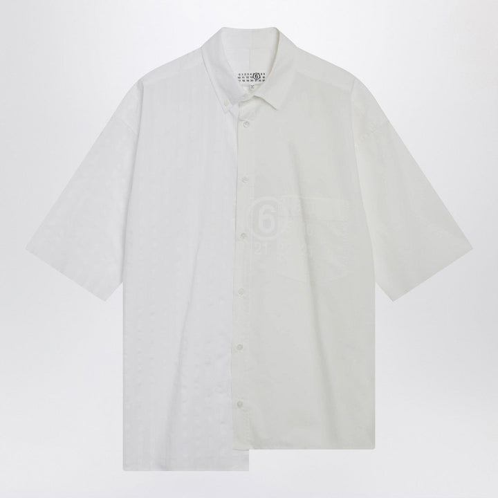 Shirts &amp; Tops MM6 Maison Margiela - Two-tone cotton poplin shirt Brand