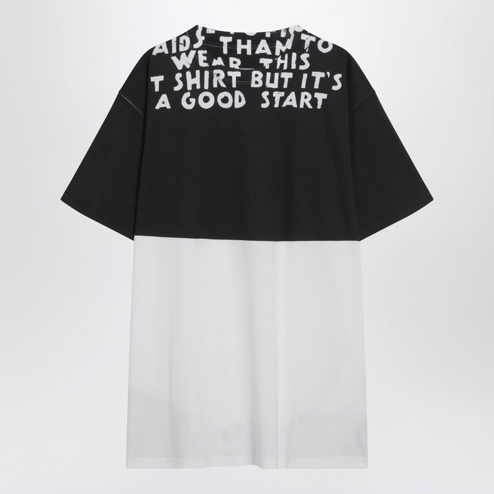 Shirts &amp; Tops MM6 Maison Margiela - White/black cotton AIDS T-shirt Brand