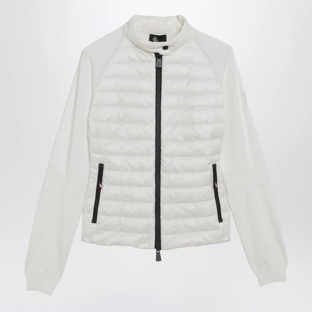 Moncler Grenoble - White Day-Namic padded cardigan Brand Shirts &amp; Tops M