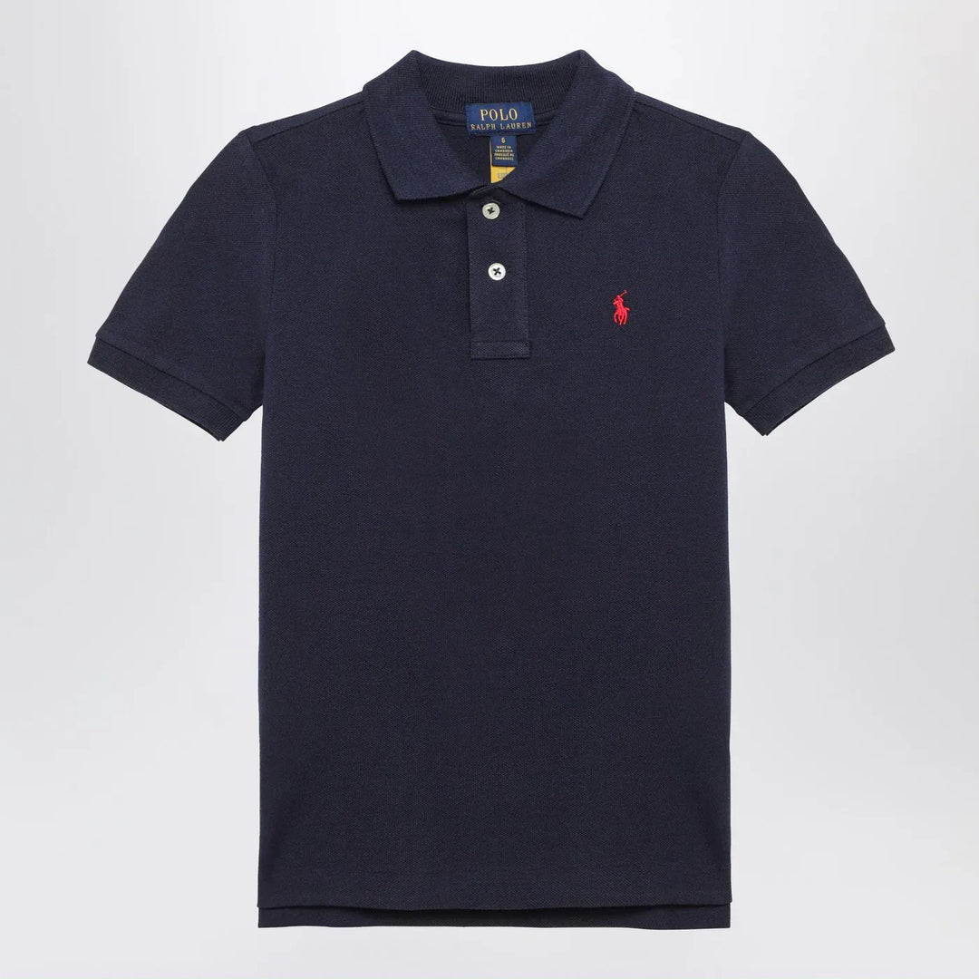 Polo Ralph Lauren - Blue navy cotton polo shirt with logo Brand Shirts &amp; Tops 2