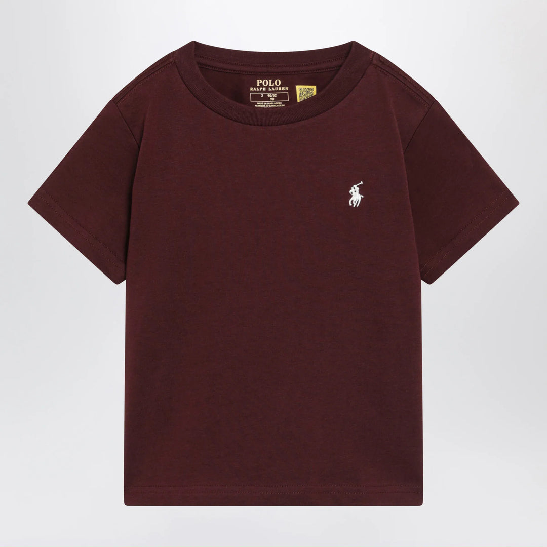 Polo Ralph Lauren - Dark burgundy short-sleeved T-shirt Brand Shirts &amp; Tops S