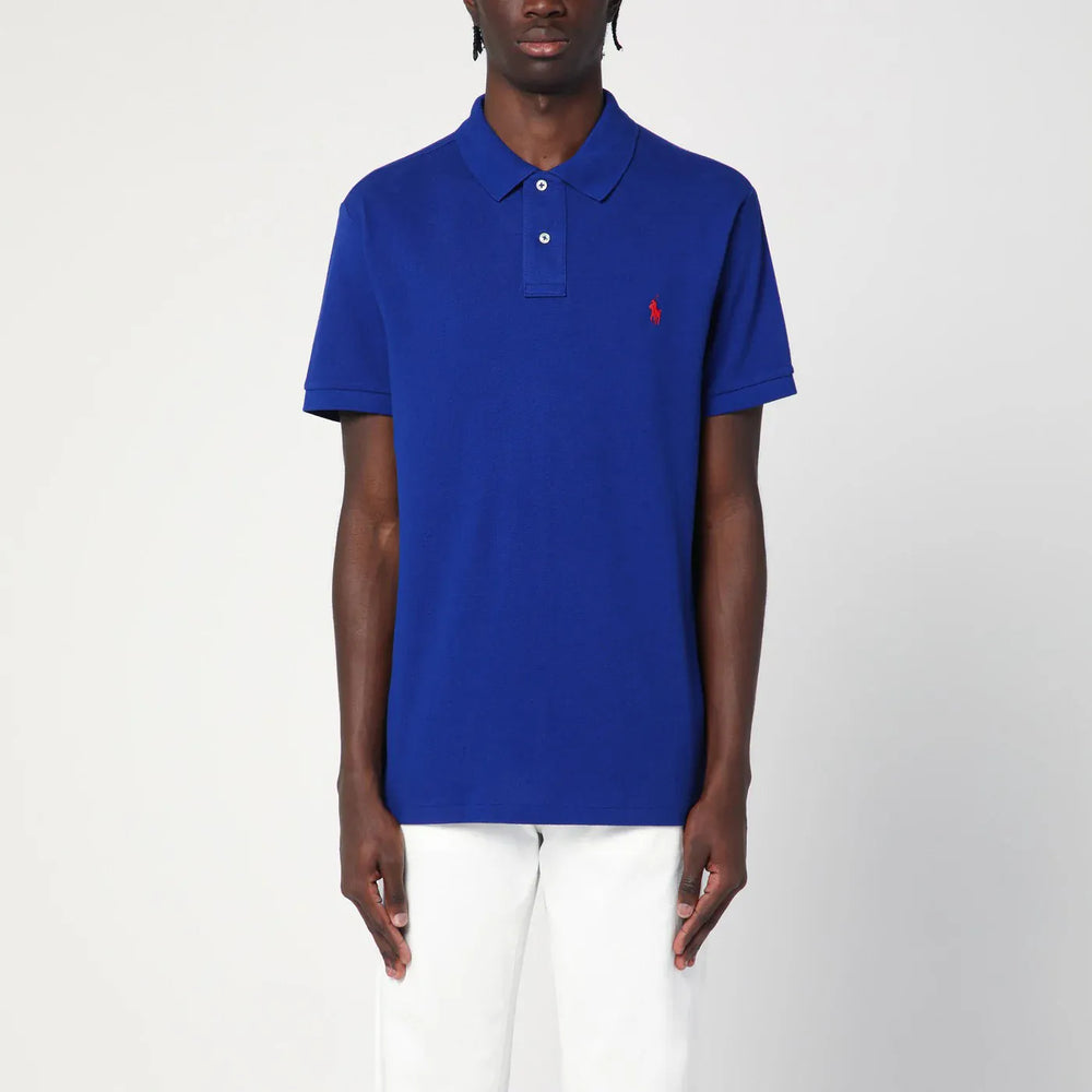 Polo Ralph Lauren - Electric blue Custom Slim-Fit polo Brand Shirts & Tops S