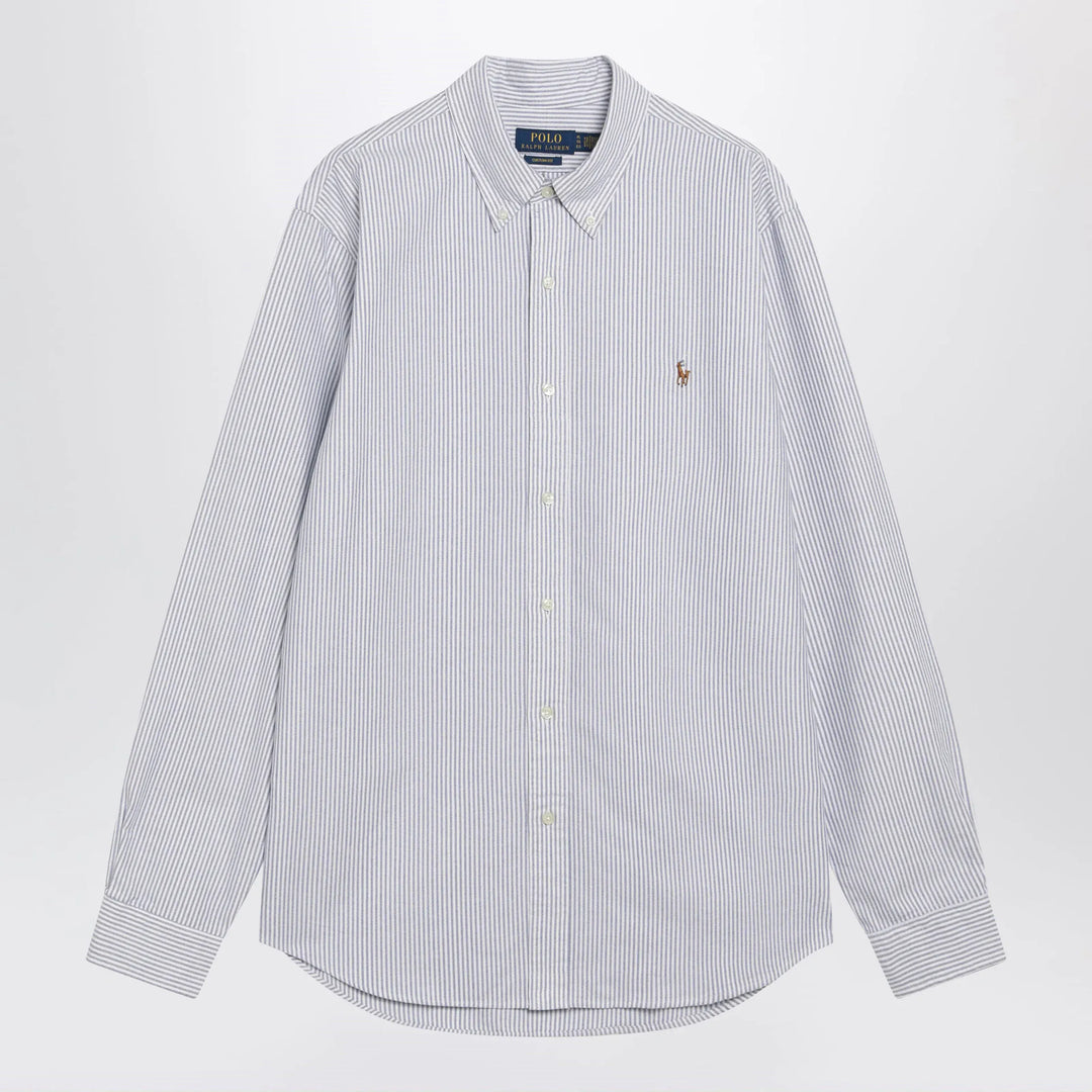 Polo Ralph Lauren - Light blue/white striped Oxford Custom-Fit shirt Brand Shirts &amp; Tops S