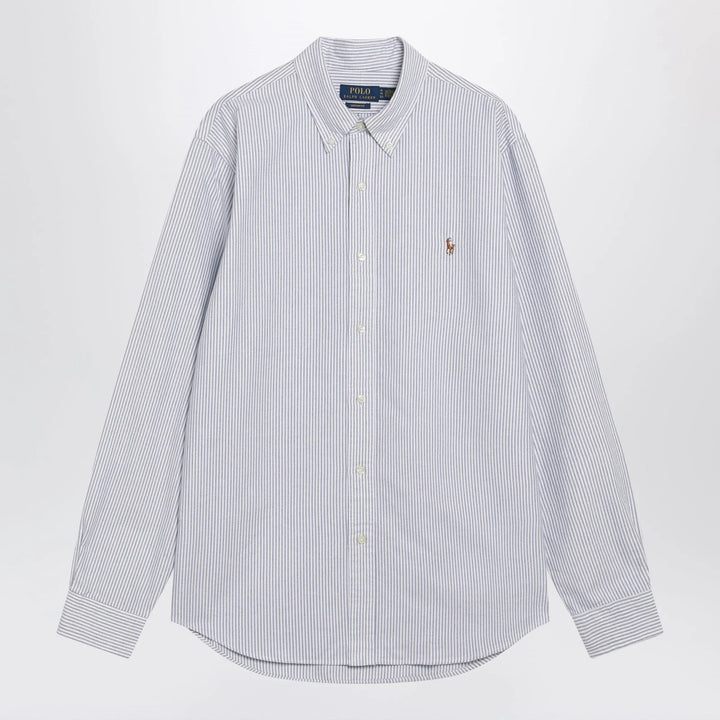 Polo Ralph Lauren - Light blue/white striped Oxford Custom-Fit shirt Brand Shirts &amp; Tops S