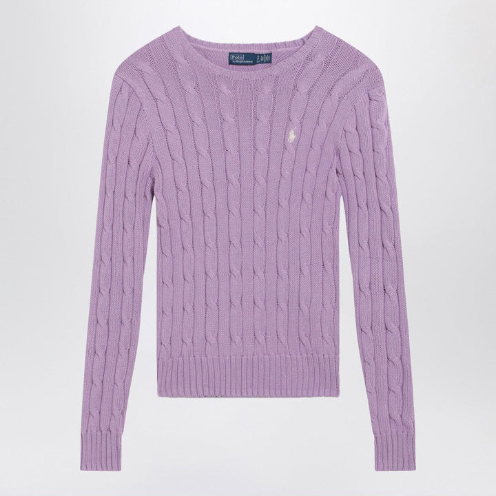 Shirts &amp; Tops Polo Ralph Lauren - Lilac cotton cable-knit sweater Brand