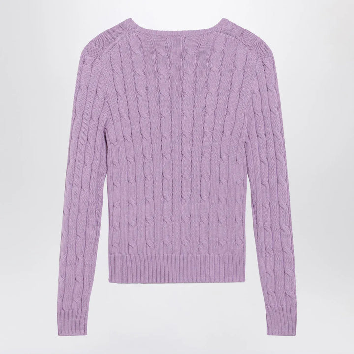 Polo Ralph Lauren - Lilac cotton cable-knit sweater Brand Shirts &amp; Tops