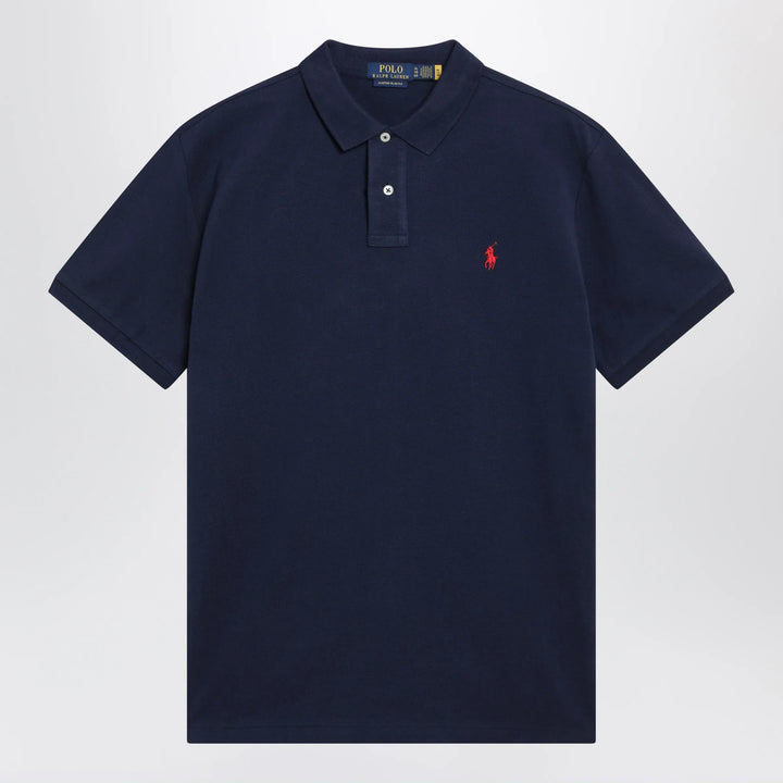 Polo Ralph Lauren - Navy cotton Custom Slim-Fit polo shirt Brand Shirts &amp; Tops S