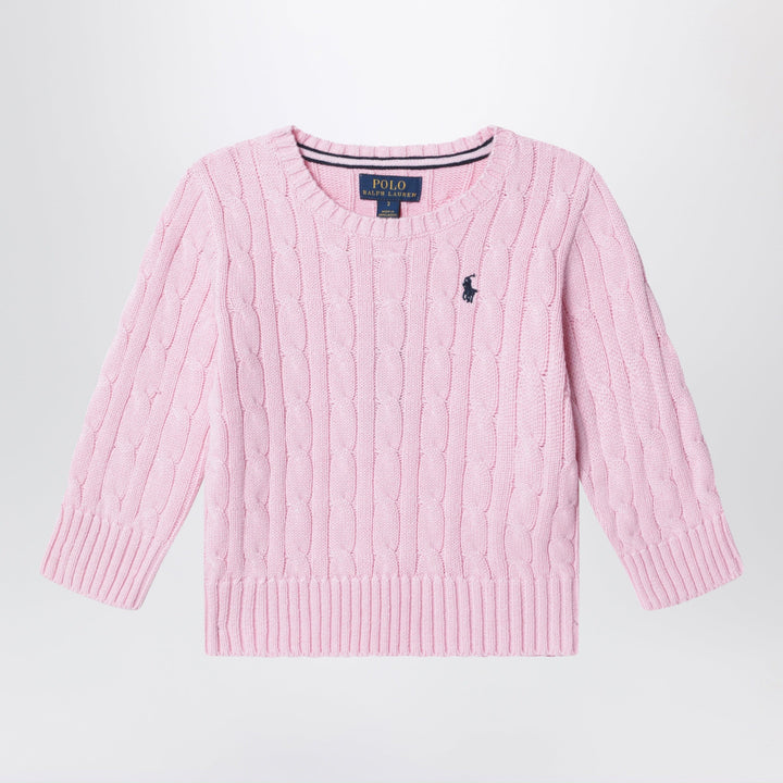 Shirts &amp; Tops 2 Polo Ralph Lauren - Pink cable-knit cotton sweater Brand