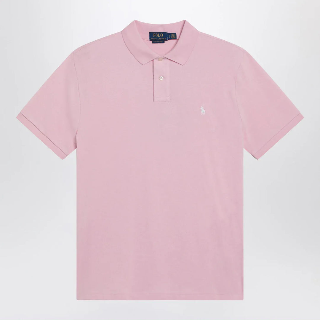 Polo Ralph Lauren - Pink Custom Slim-Fit cotton polo shirt Brand Shirts &amp; Tops L