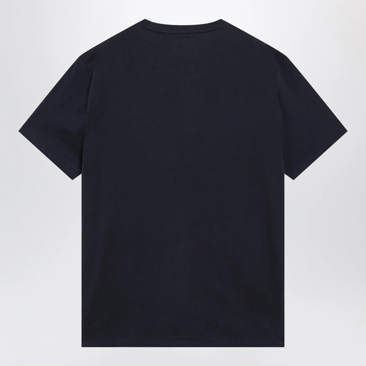 Polo Ralph Lauren - T-shirt blue in cotton Custom Slim-Fit Brand Shirts &amp; Tops