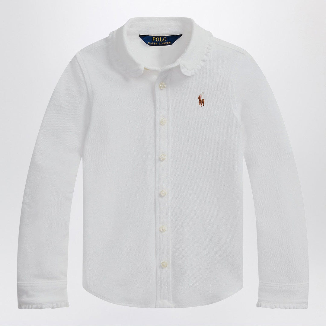 Shirts &amp; Tops 4 Polo Ralph Lauren - White Oxford shirt with ruffles Brand