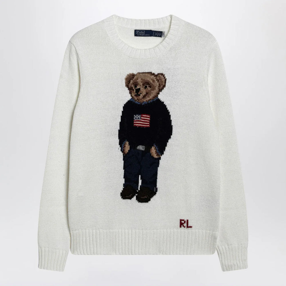 Polo Ralph Lauren - White Polo Bear sweater Brand Shirts & Tops XS