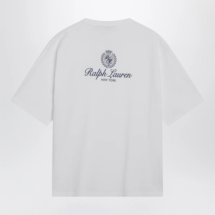 Polo Ralph Lauren - White Relaxed-Fit T-Shirt With Logo Prints Brand Shirts &amp; Tops