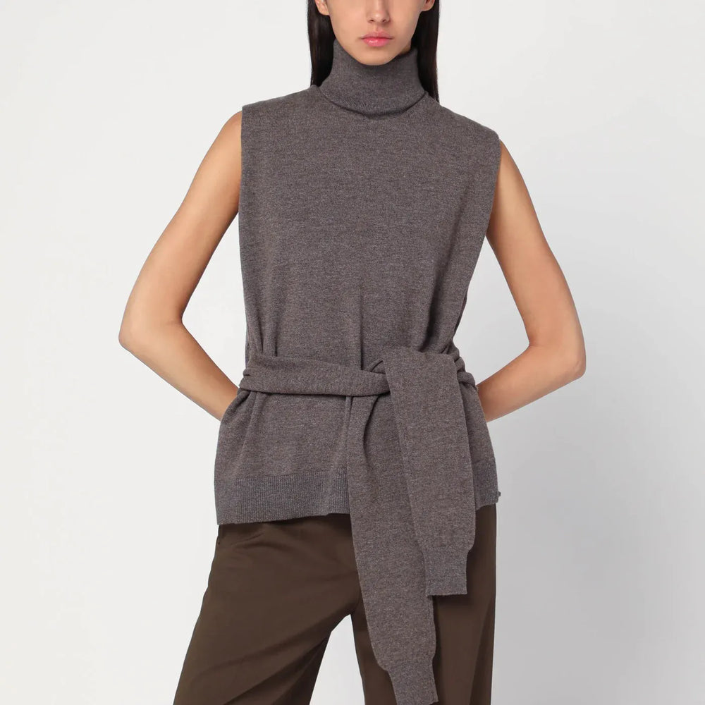 Róhe - Double-layer taupe mélange sweater Brand Shirts & Tops 40  FR