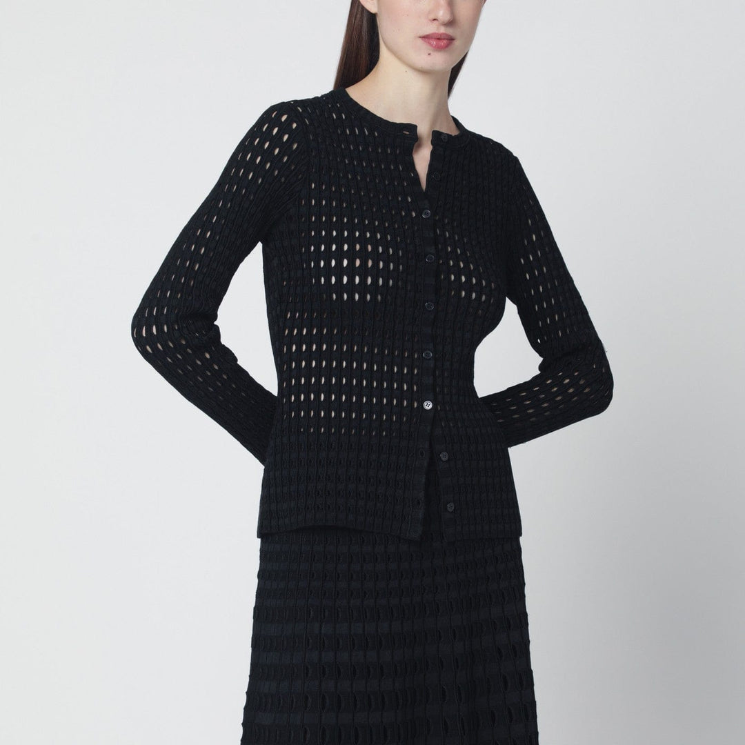 Shirts & Tops SIMKHAI - Mabel black openwork knit cardigan Brand